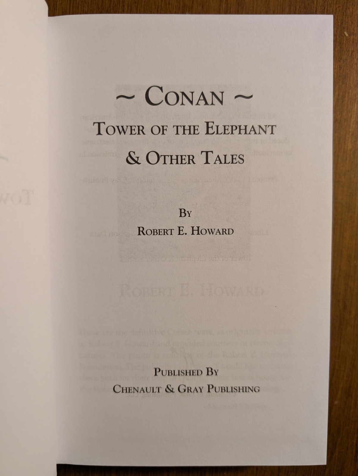 Robert E. Howard Conan the Cimmerian set 3 vols. Chenault & Gray HC w/ DJ 2023