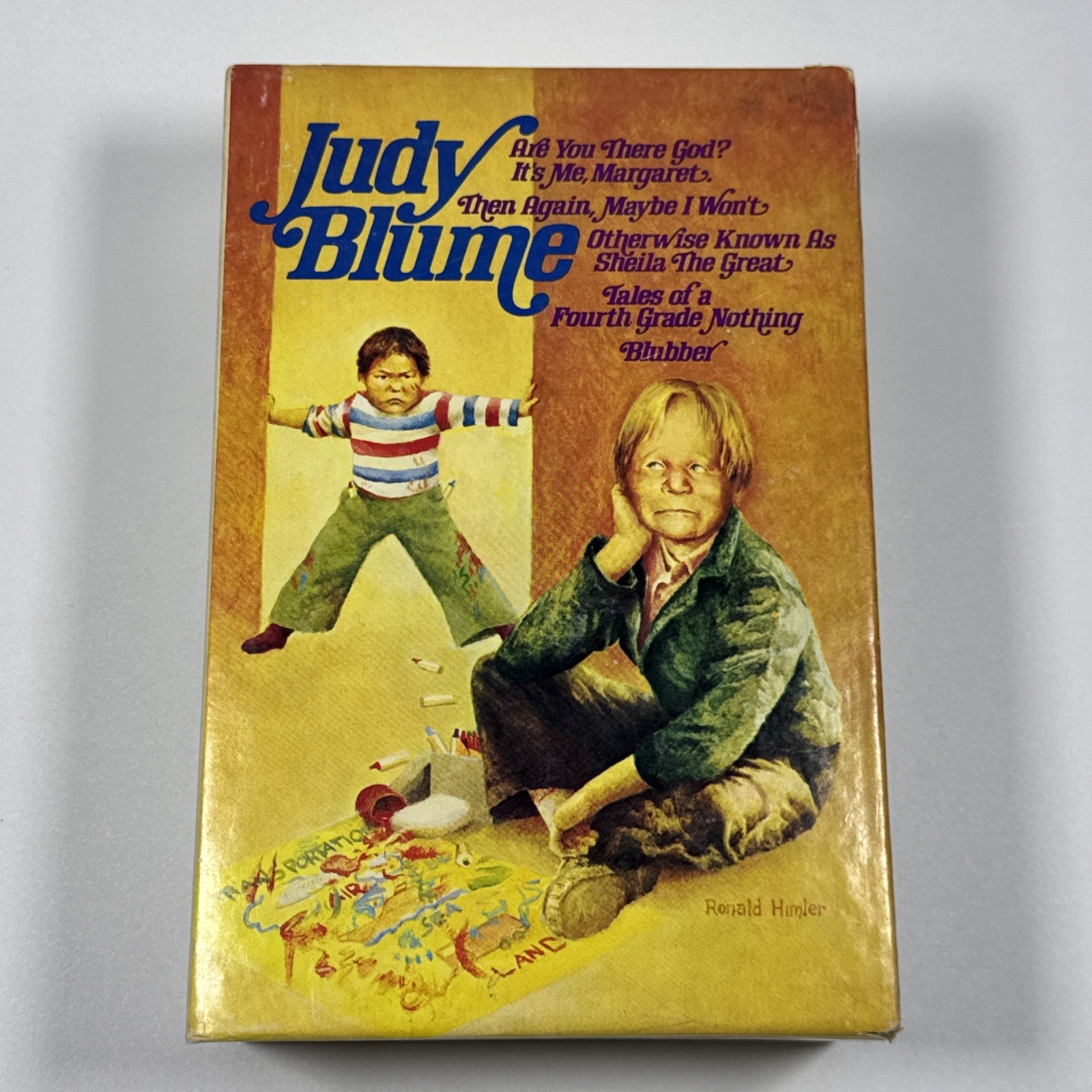 Vintage Judy Blume Box Set From 1980’s Includes 5 Popular Titles USED Good Cond.