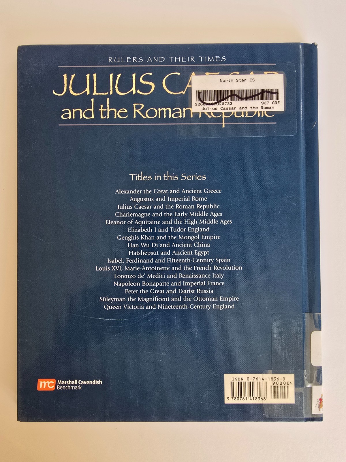 Julius Caesar and the Roman Republic by Greenblatt, Miriam Homeschool Studies
