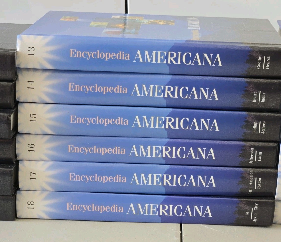 2005 Encyclopedia Americana Complete Collection (30 Volumes) Hardcover