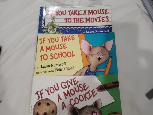 IF YOU GIVE HC LOT 3~Laura Numeroff~MOUSE COOKIE~MOOSE MUFFIN~PIG PANCAKE~