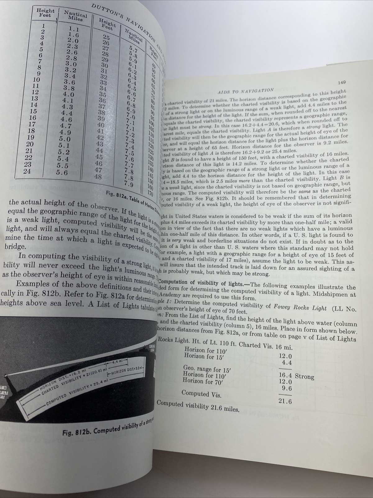 Dutton’s Navigation and Piloting 5th Printing 1963 by Hill Utegaard Riordan aby