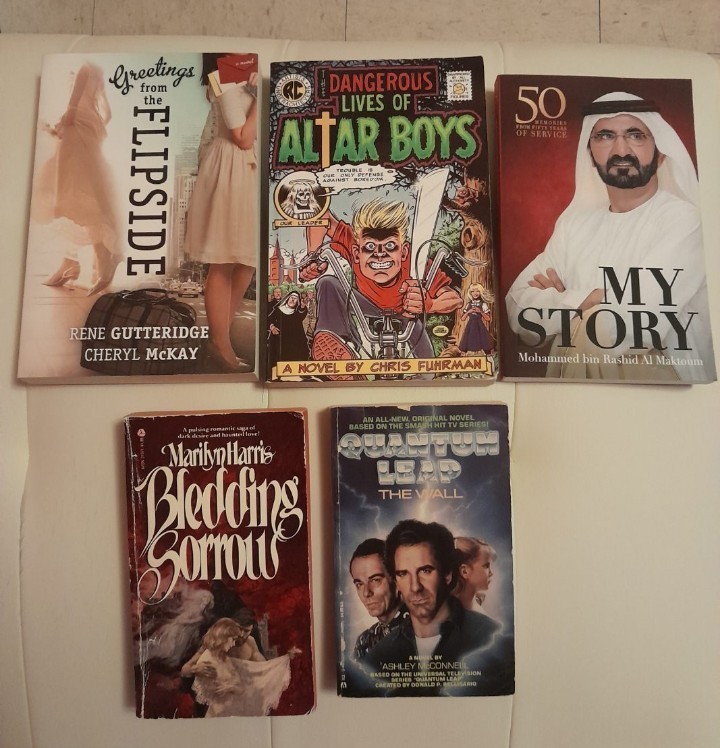 Miscellaneous Paperback Book Bundle Lot Of 5