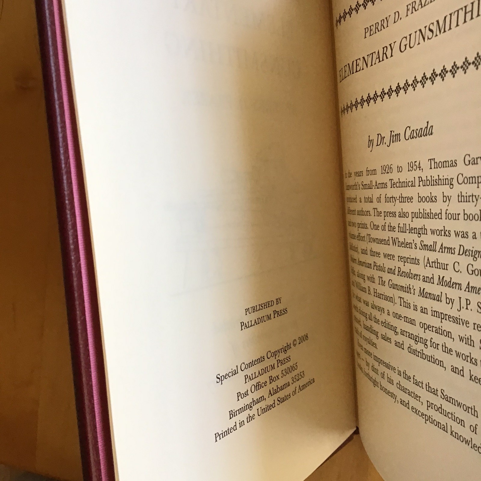 Elementary Gunsmithing Leather Bound Special Edition