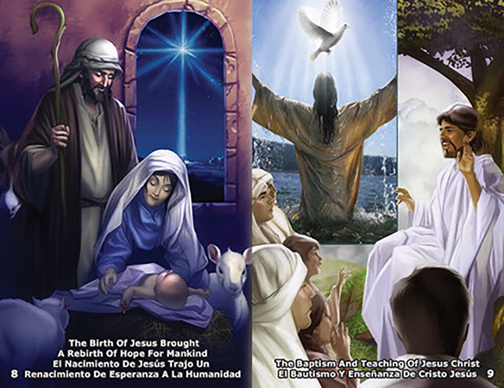 Kid’s Gospel Bible Tracts in English and Spanish, Pack of 40, 20 Pages Each.