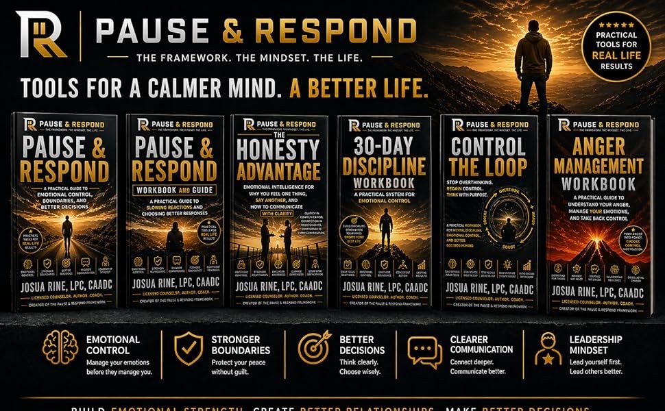 PAUSE & RESPOND Bundle Emotional Control, Boundaries & Personal Growth