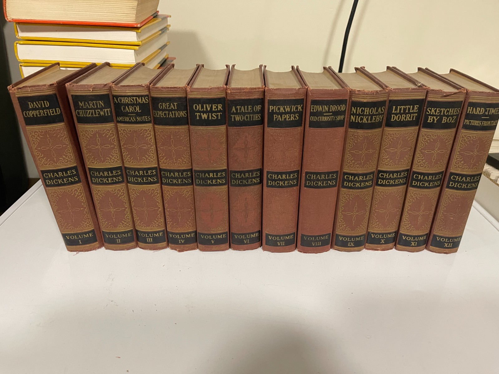 The Works of Charles Dickens * 12 Volume Collection * 1920s / 30s * Excellent