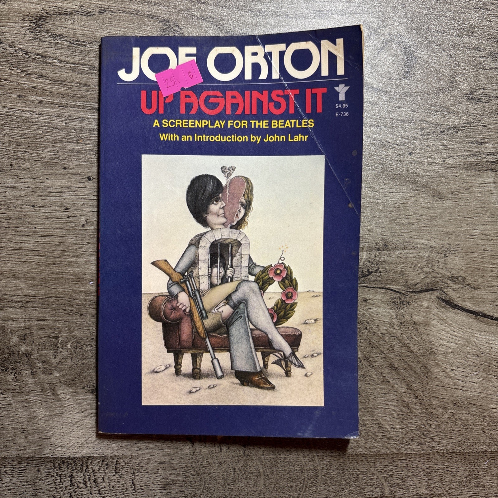 UP AGAINST IT: A SCREENPLAY FOR THE BEATLES (AN EVERGREEN By Joe Orton EXCELLENT