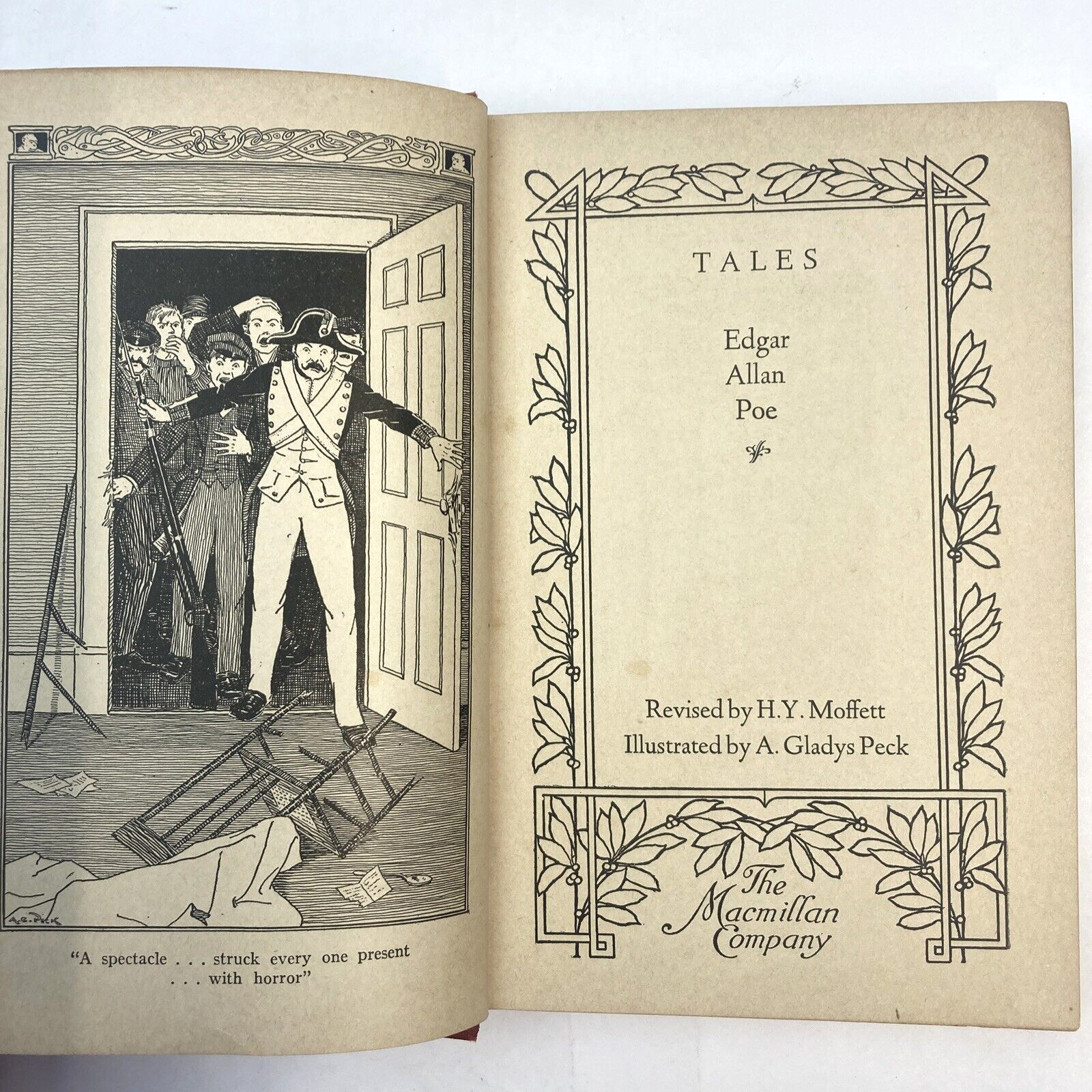 Edgar Allan Poe Tales 1930 New Pocket Classics Small Hardcover Pit and Pendulum