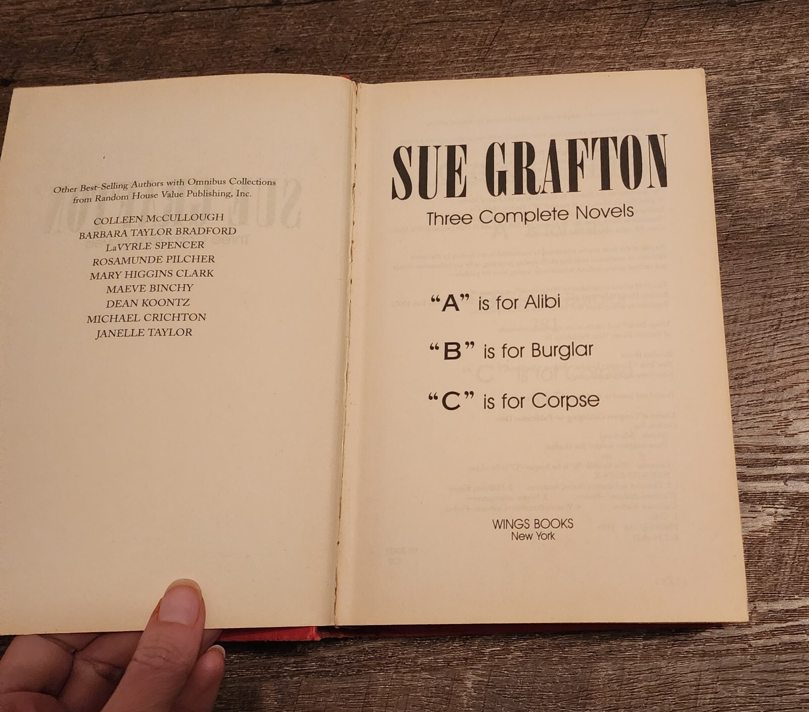 Sue Grafton 3 complete novels