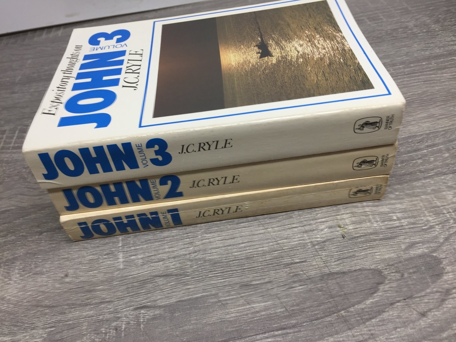 Expository Thoughts on John J.C. Ryle Complete 3 Volume Set Christian Commentary