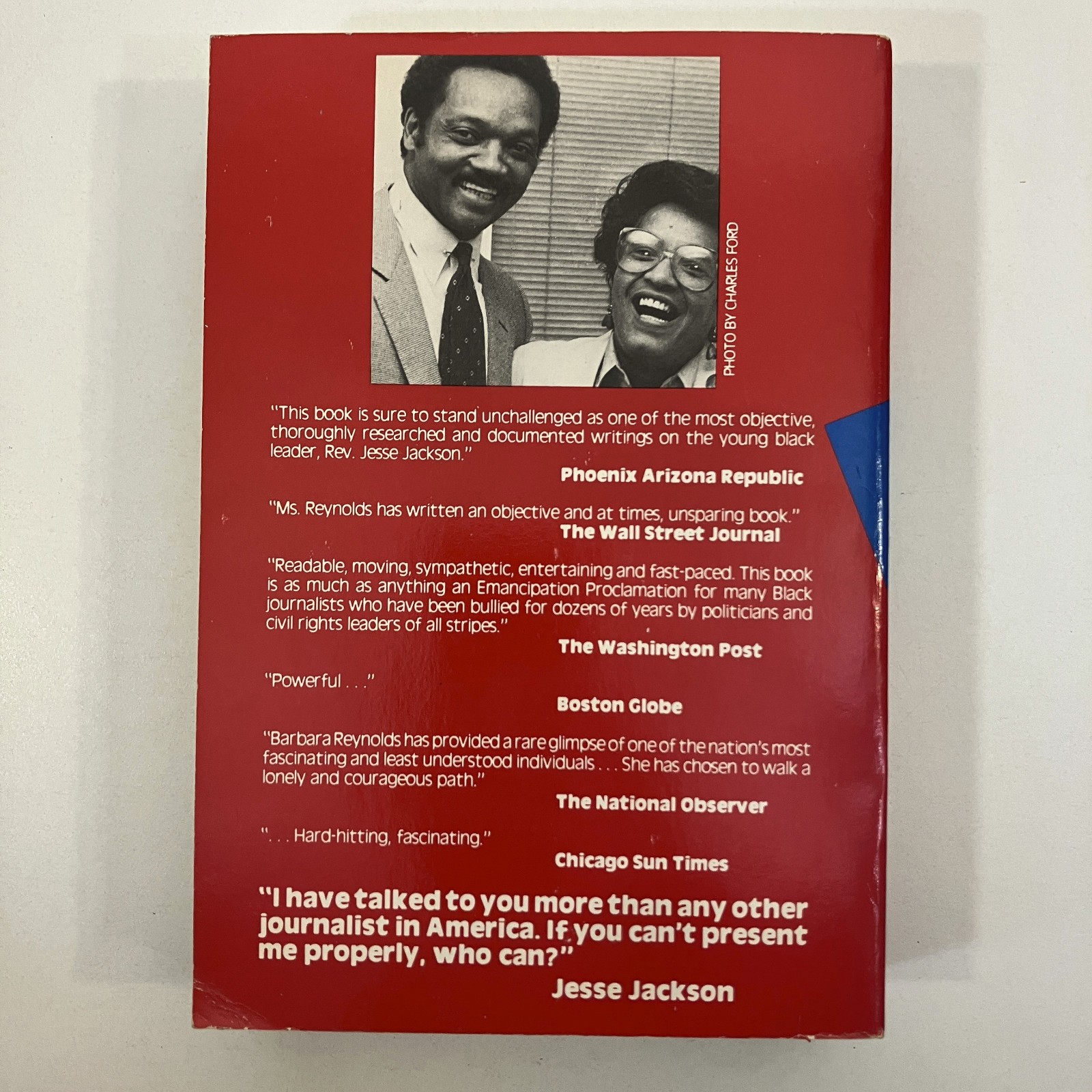 Jesse Jackson America’s David SIGNED Barbara Reynolds VTG 1985 TPB JFJ Associate