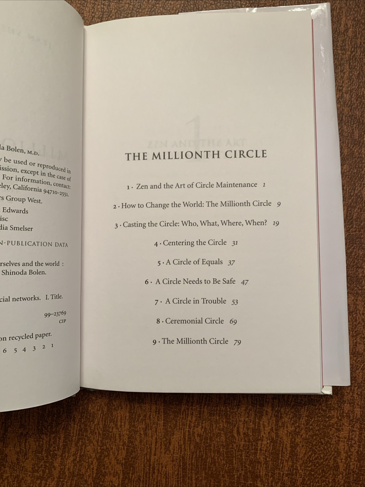 The Millionth Circle: How to Change – Hardcover, by Bolen Jean Shinoda – Good