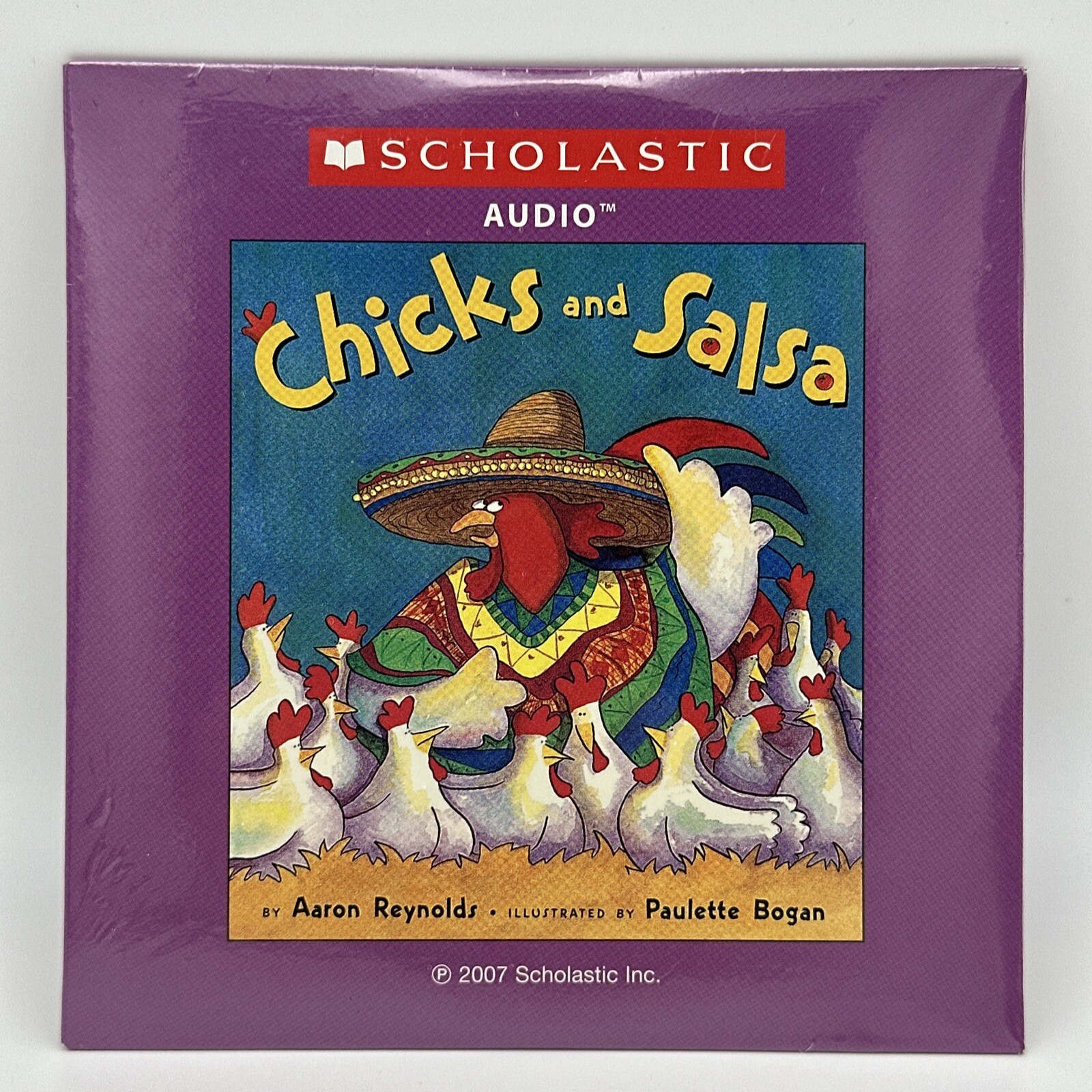 Chicks and Salsa – Aaron Reynolds – Audio CD Scholastic – BRAND NEW SEALED