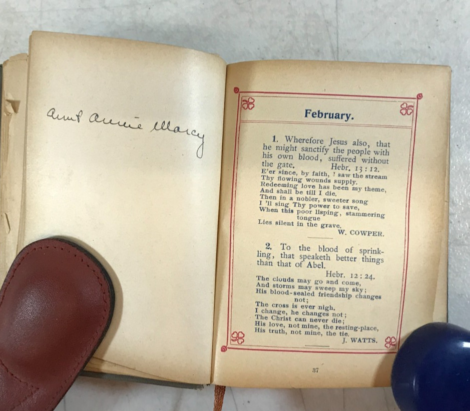 Forget me not; Scripture Texts, 1911, E-92