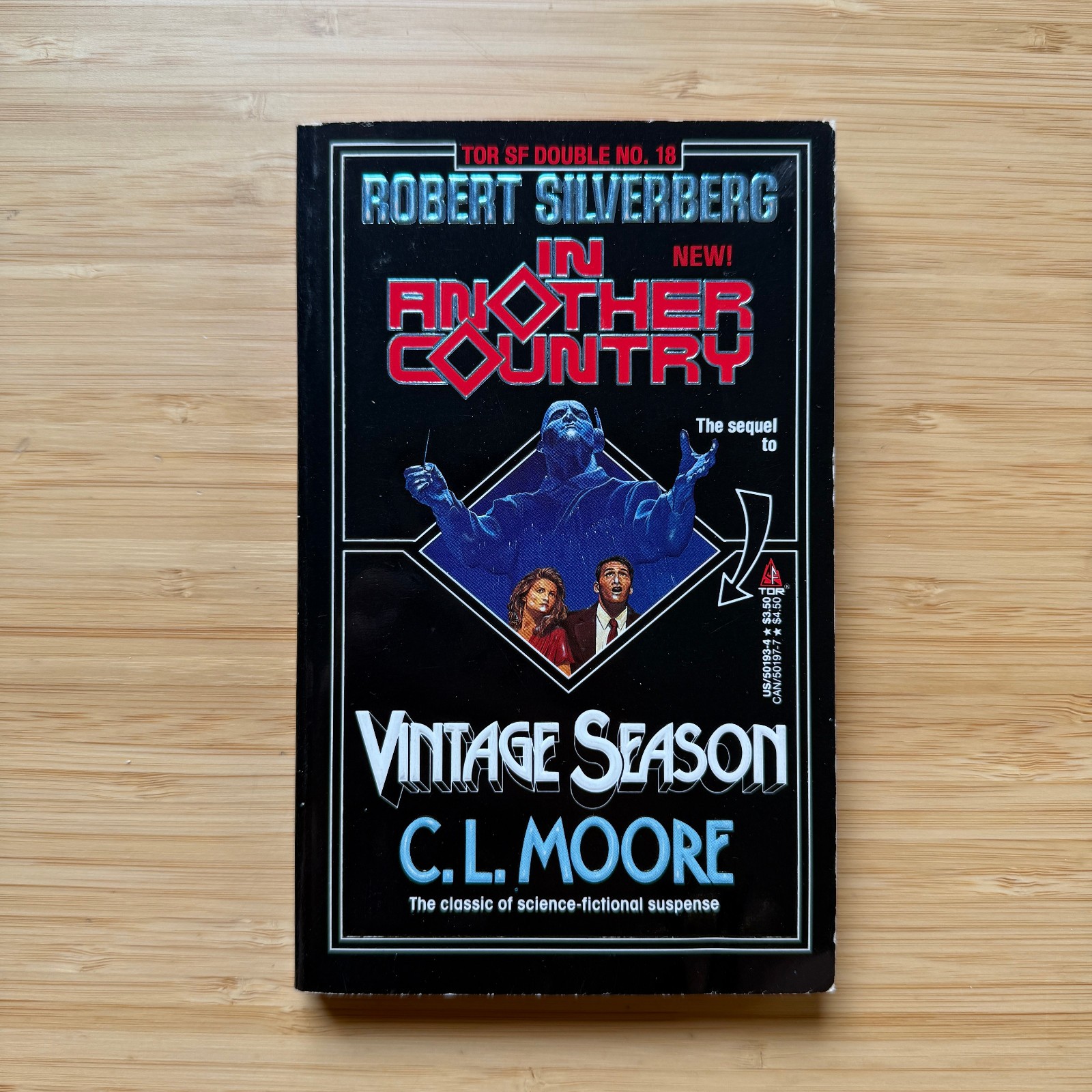 Tor Double: In Another Country Vintage Season Robert Silverberg CL Moore PB 1st