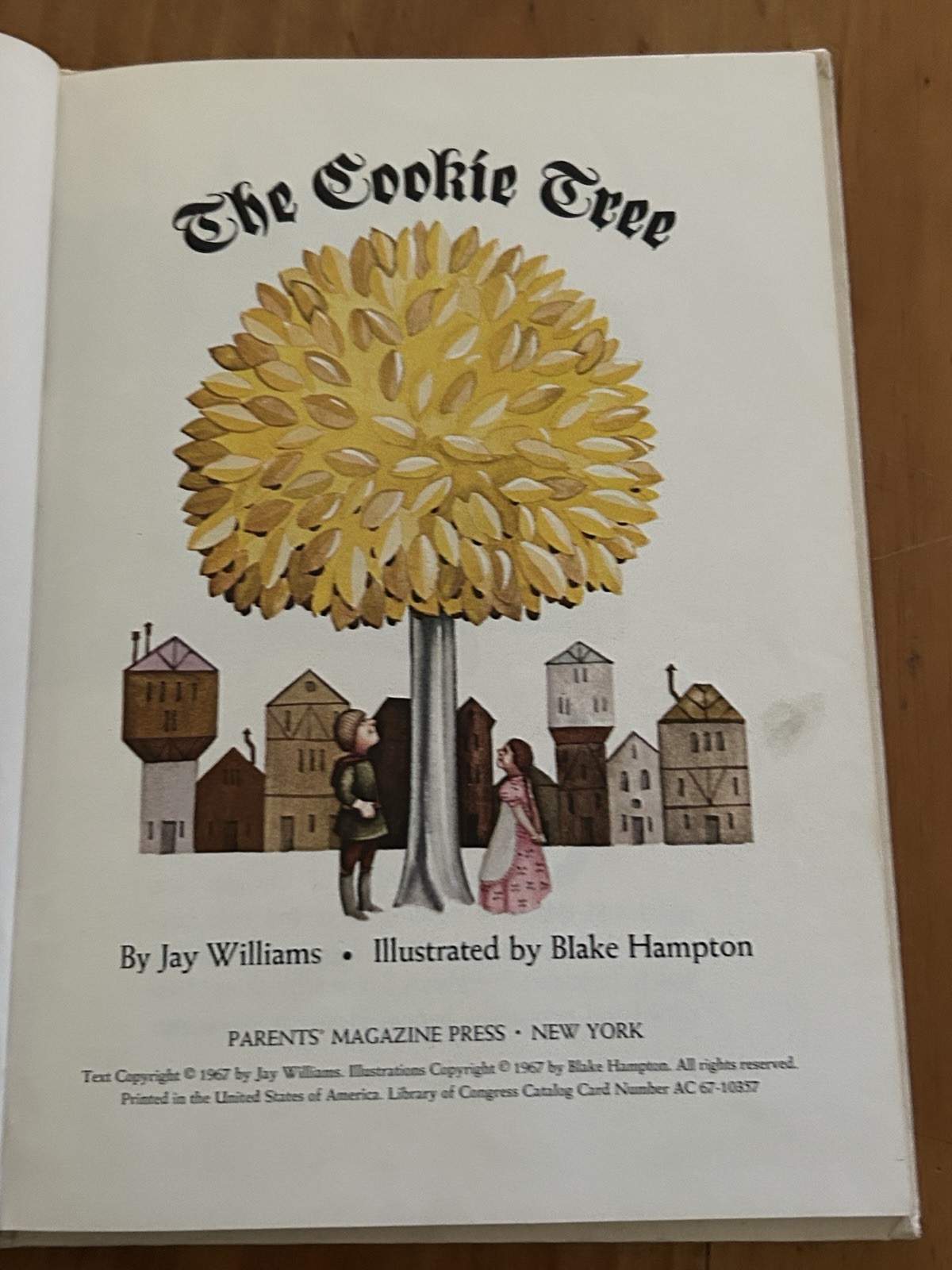 THE COOKIE TREE by Jay Williams 1967 Parents’ Magazine Press hardcover