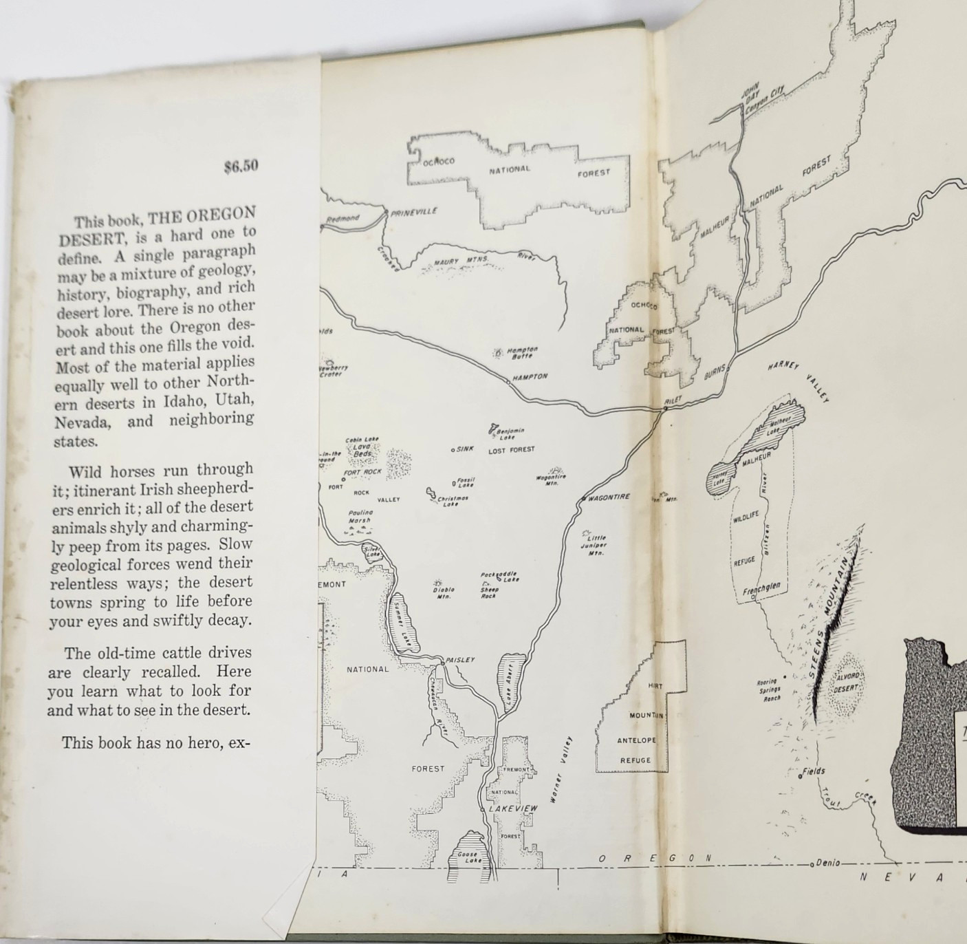 The Oregon Desert by E.R. Jackman/R Lang (1st Ed 1964) SIGNED