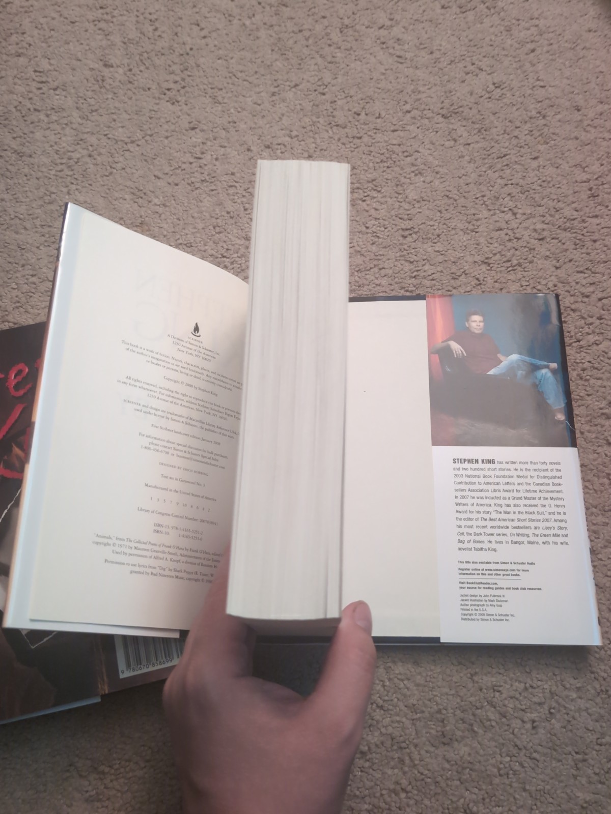 Stephen King Rose Madder And Duma Key Hard Cover. Very Good Condition