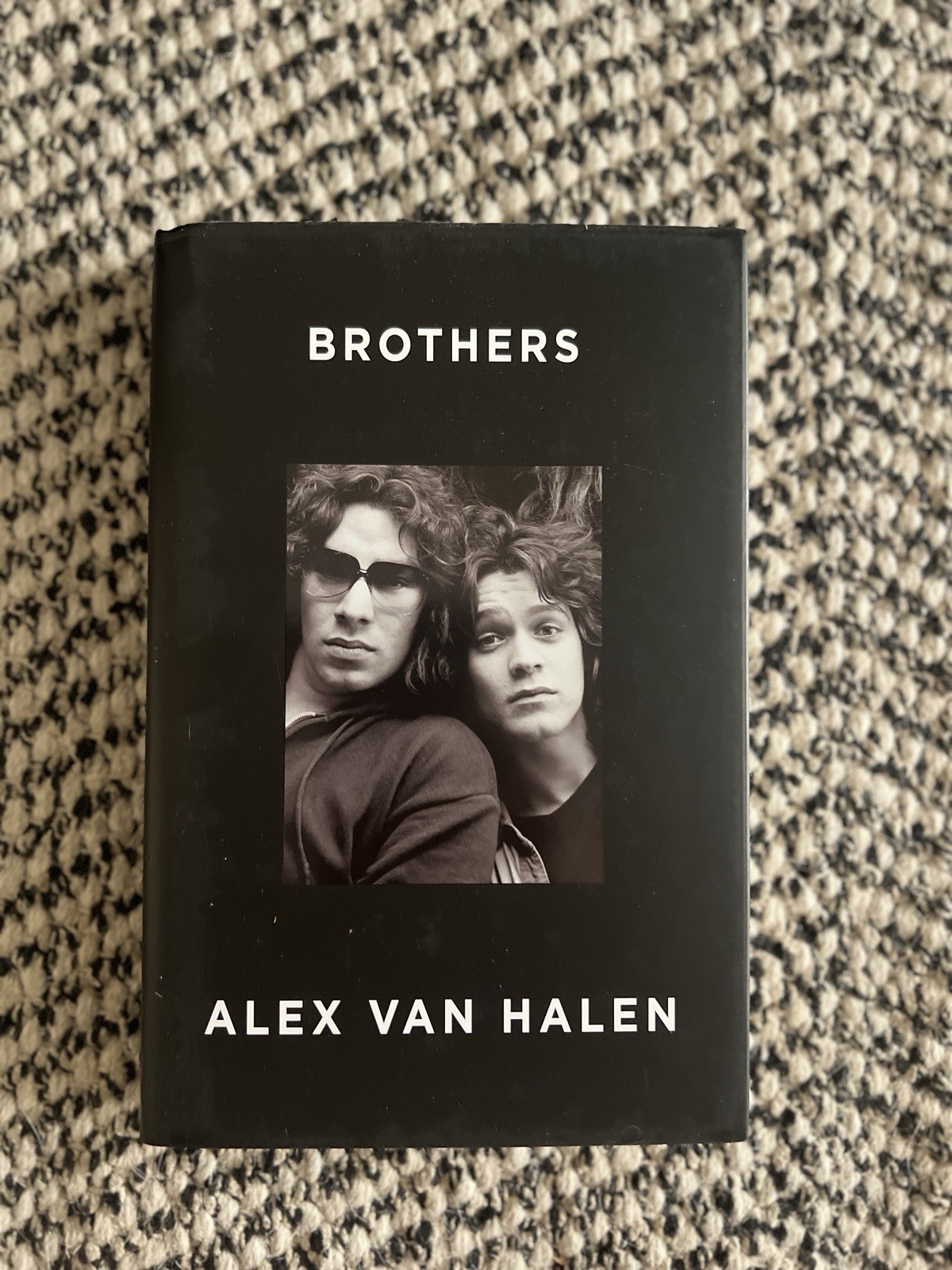 Alex Van Halen SIGNED EDITION BOOK Brothers Hardcover Rock Music Drummer
