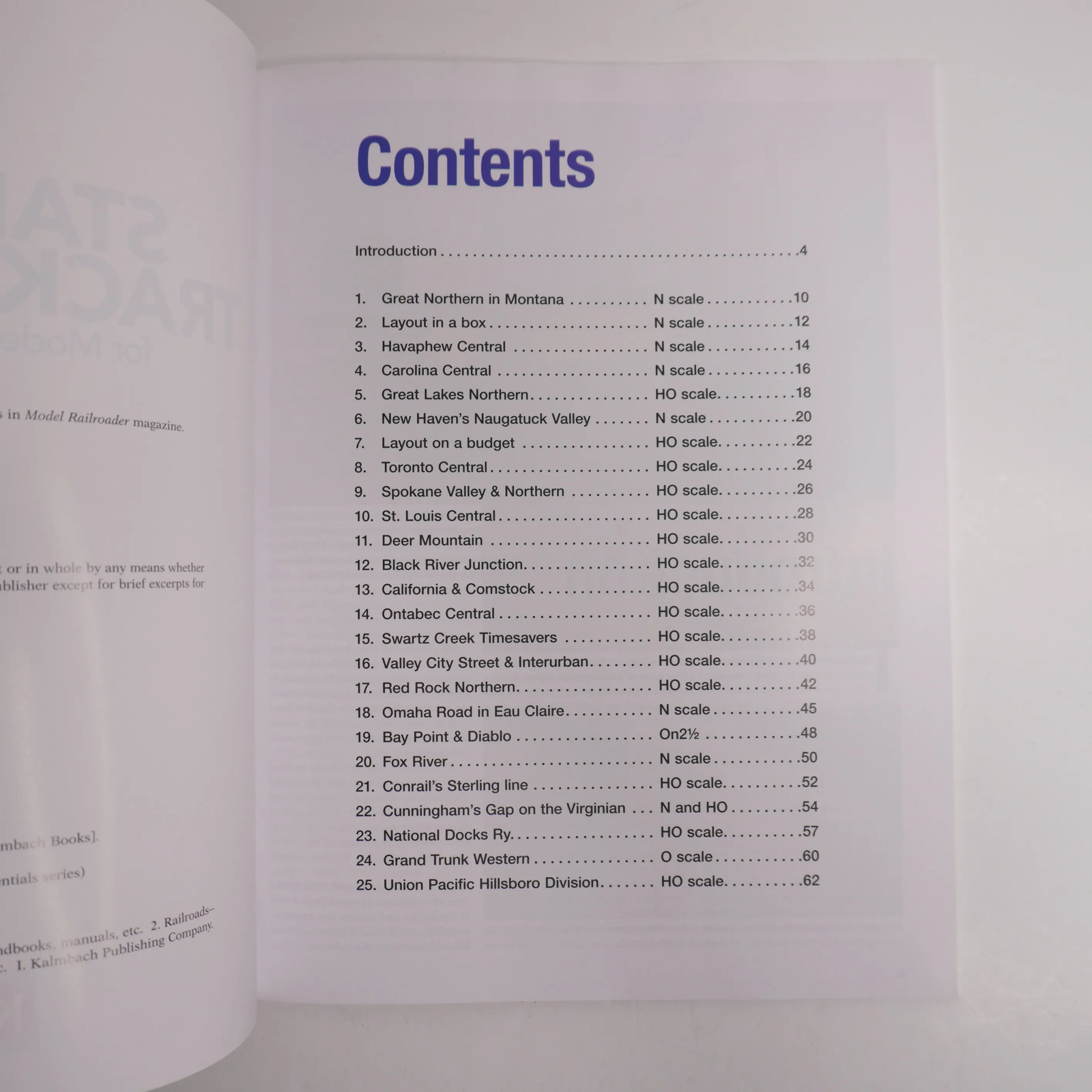 Starter Track Plans for Model Railroaders Paperback Model Railroader magazine