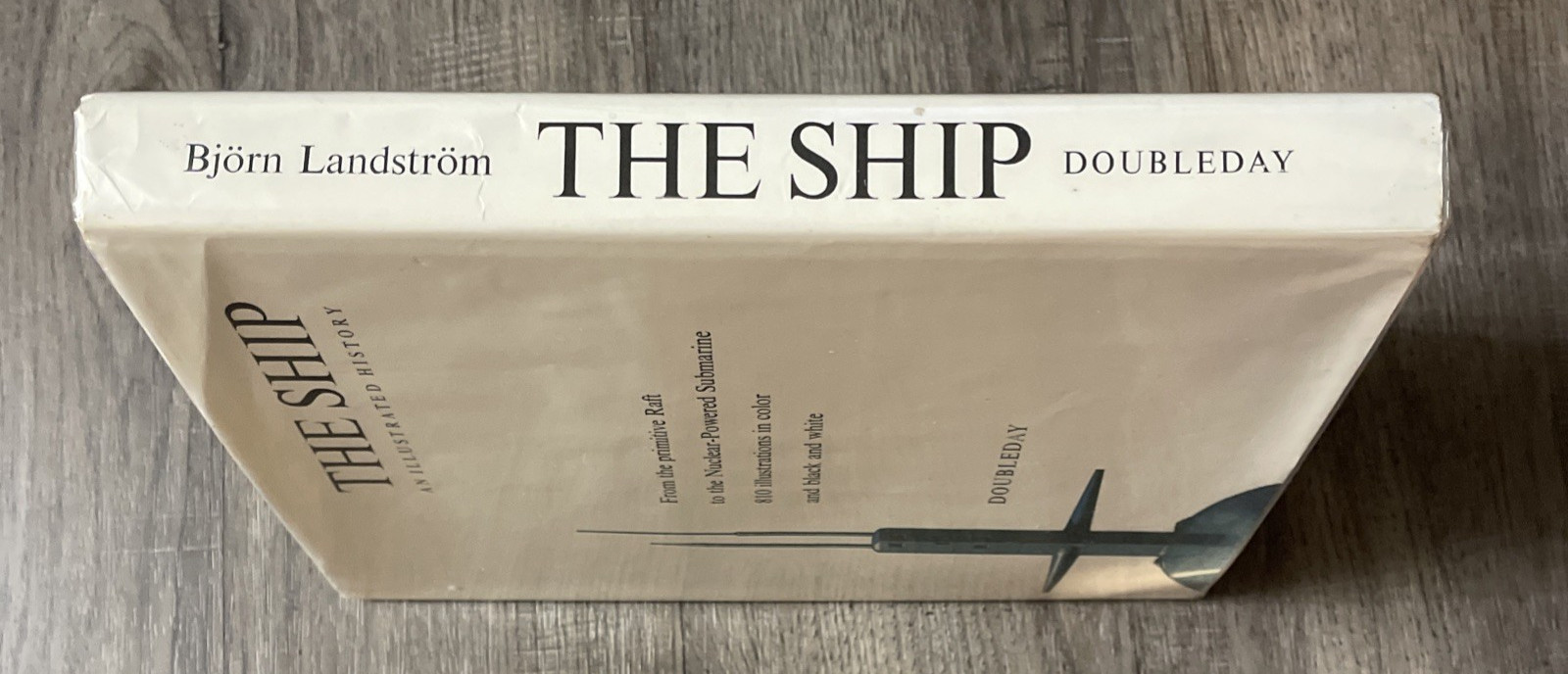 The Ship Bjorn Landstrom 1961 First Edition Illustrated History Doubleday 1st Ed
