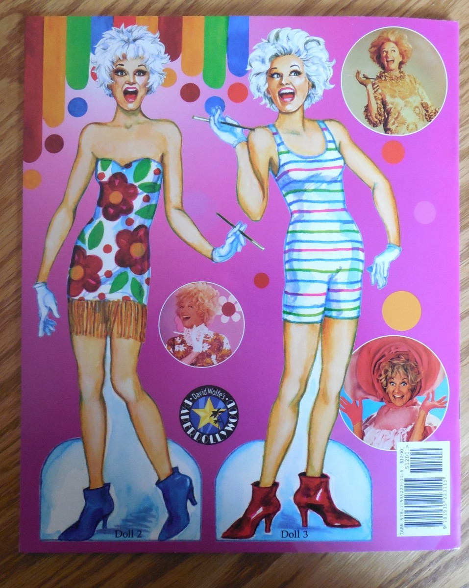 NEW/UNCUT 2009 David Wolfe “Phyllis Diller” Paper Dolls Book