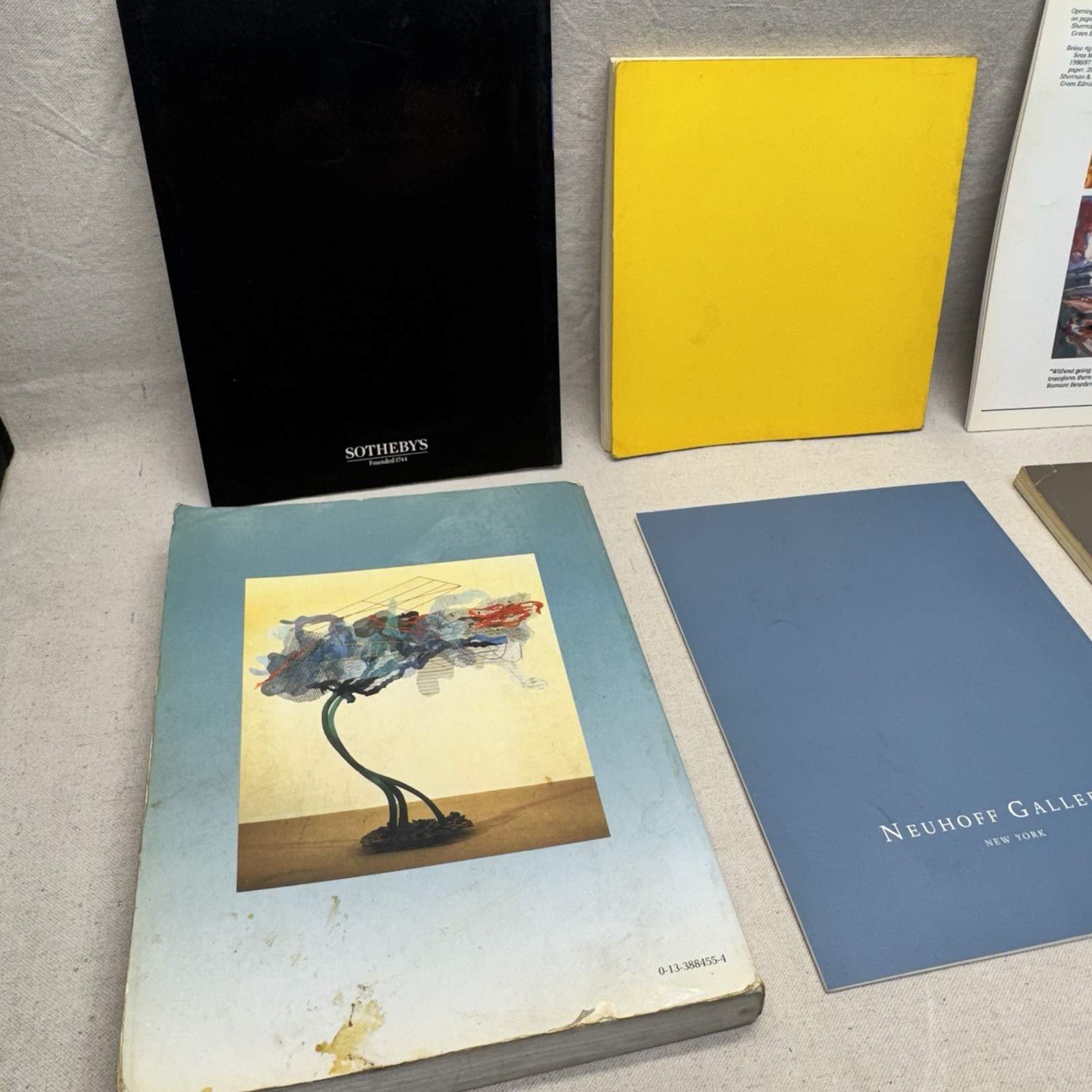 Lot Of 6 Vintage Art Books Catalog Max Beckmann Van Gogh Sotheby’s Janson MoMA