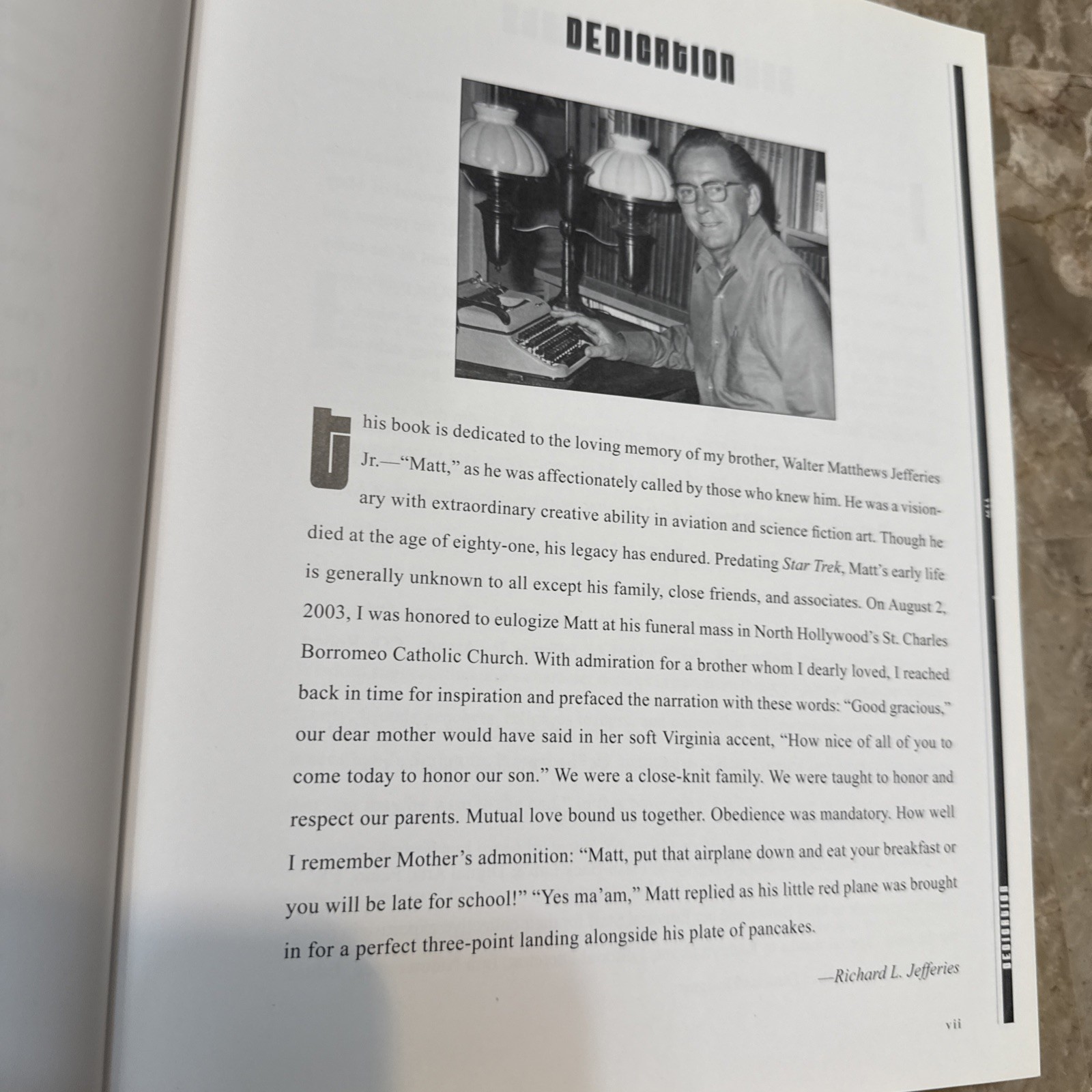 Beyond The Clouds The Lifetime Trek Of Walter Matt Jeffries Signed By Richard L
