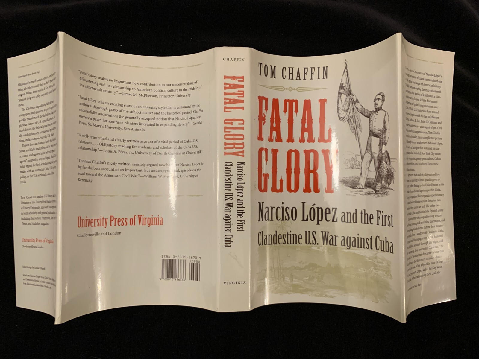 Signed, 1st edition, rare! Fatal Glory by Tom Chaffin 1996 HC DJ VG+