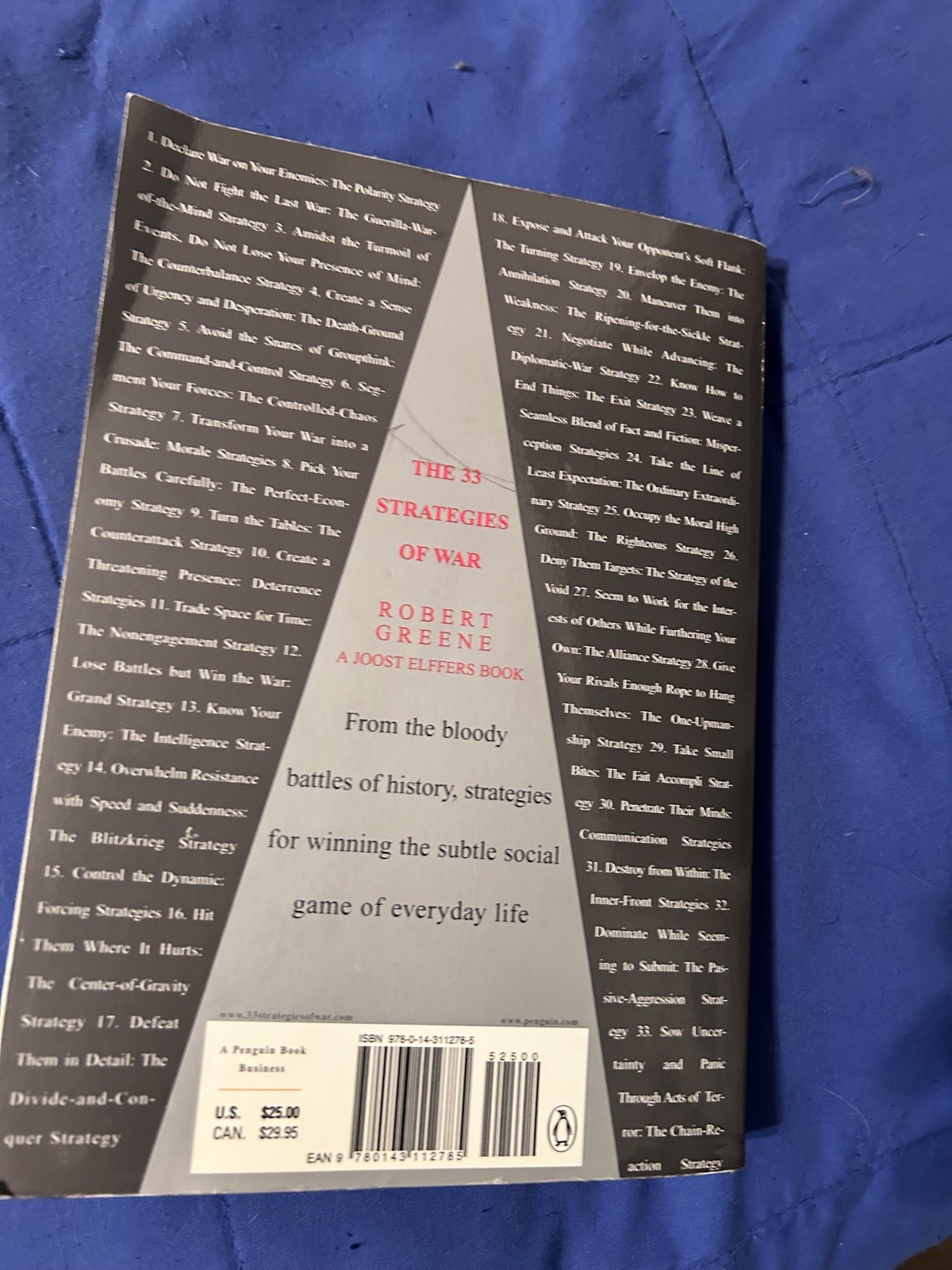 Robert Greene concise 33 strategies of war New Stock Fast Shipping
