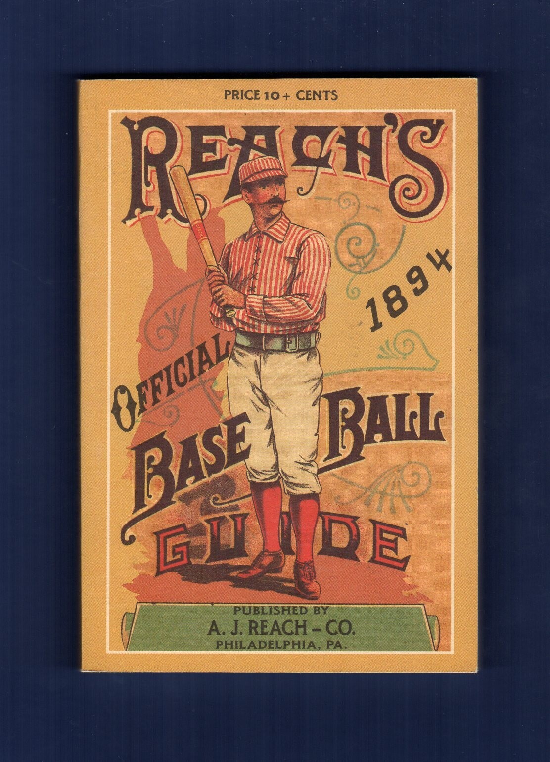 1894 REACH’S BASEBALL GUIDE ~ 1989 Horton P.C. | 168 pages ~ Scarce REPRINT! A