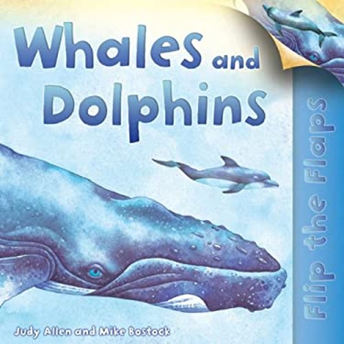 Flip the Flaps: Whales and Dolphins Picture Book Judy Allen