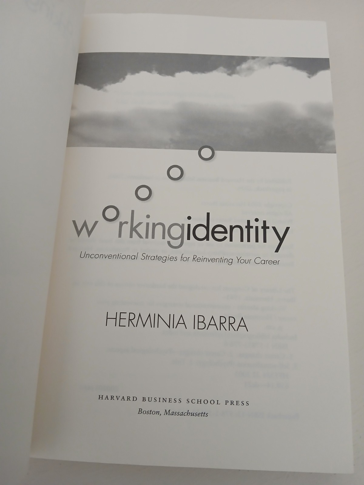 Working Identity: Unconventional Strategies for… – Ibarra, Herminia