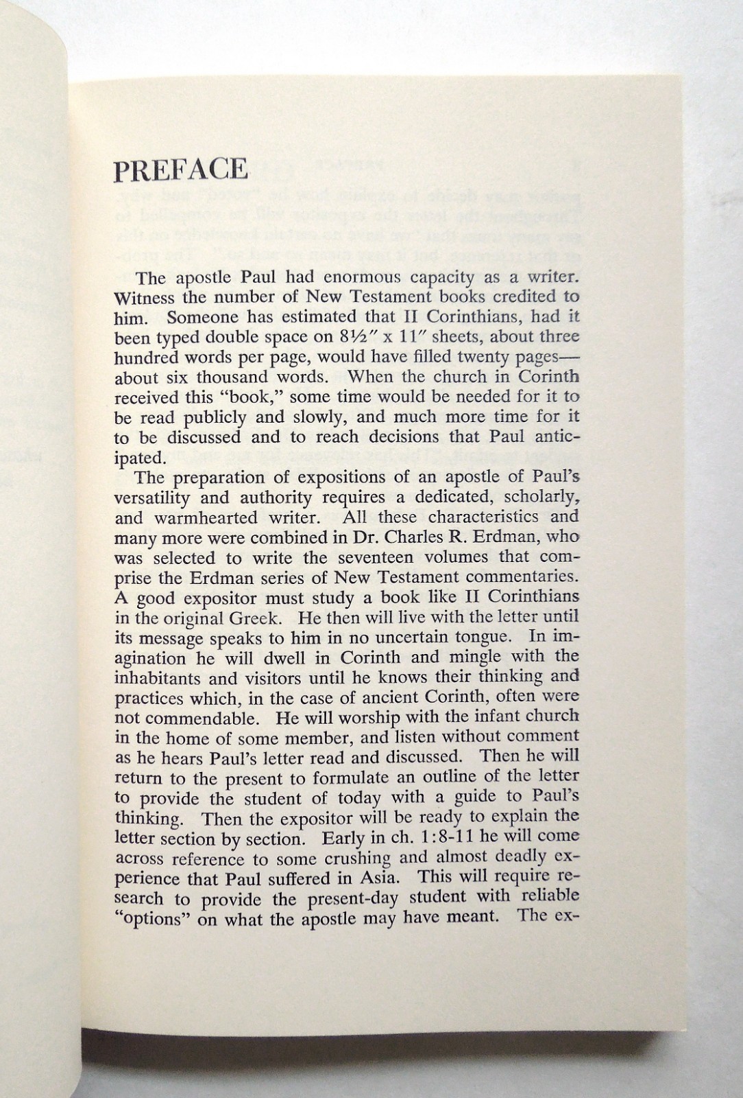 The Second Epistle of Paul to the Corinthians – Erdman, 1966, Westminster Press