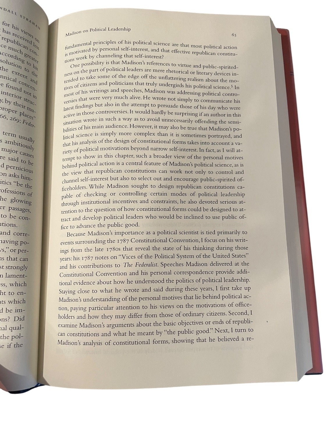 James Madison Theory & Practice Republican Gov Kernell 2003 Stanford Political