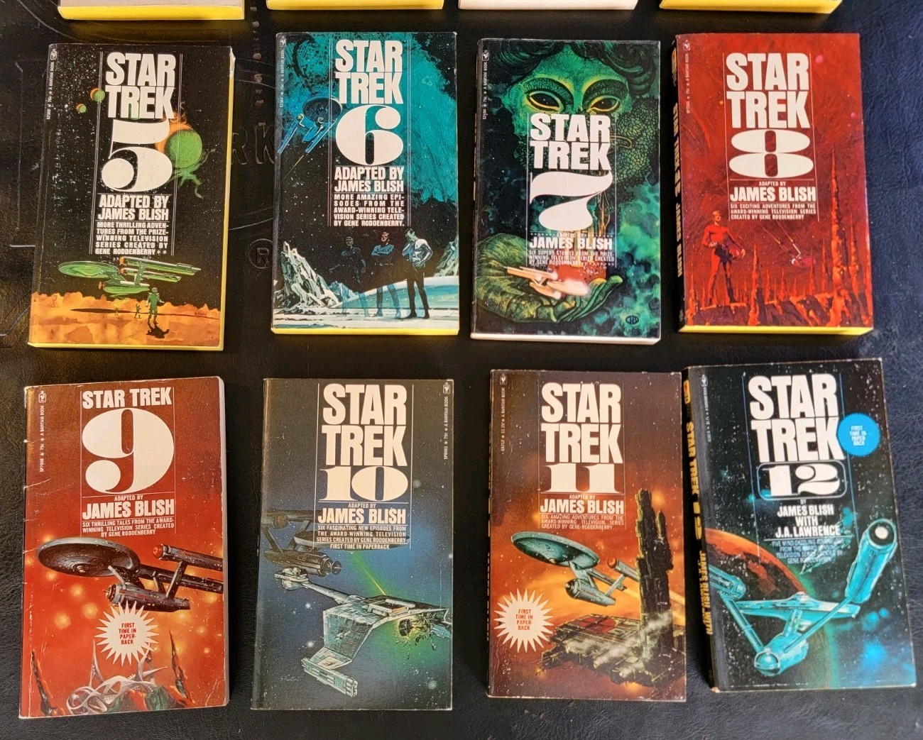 Star Trek Episode Lot Set 1-12 by James Blish Bantam