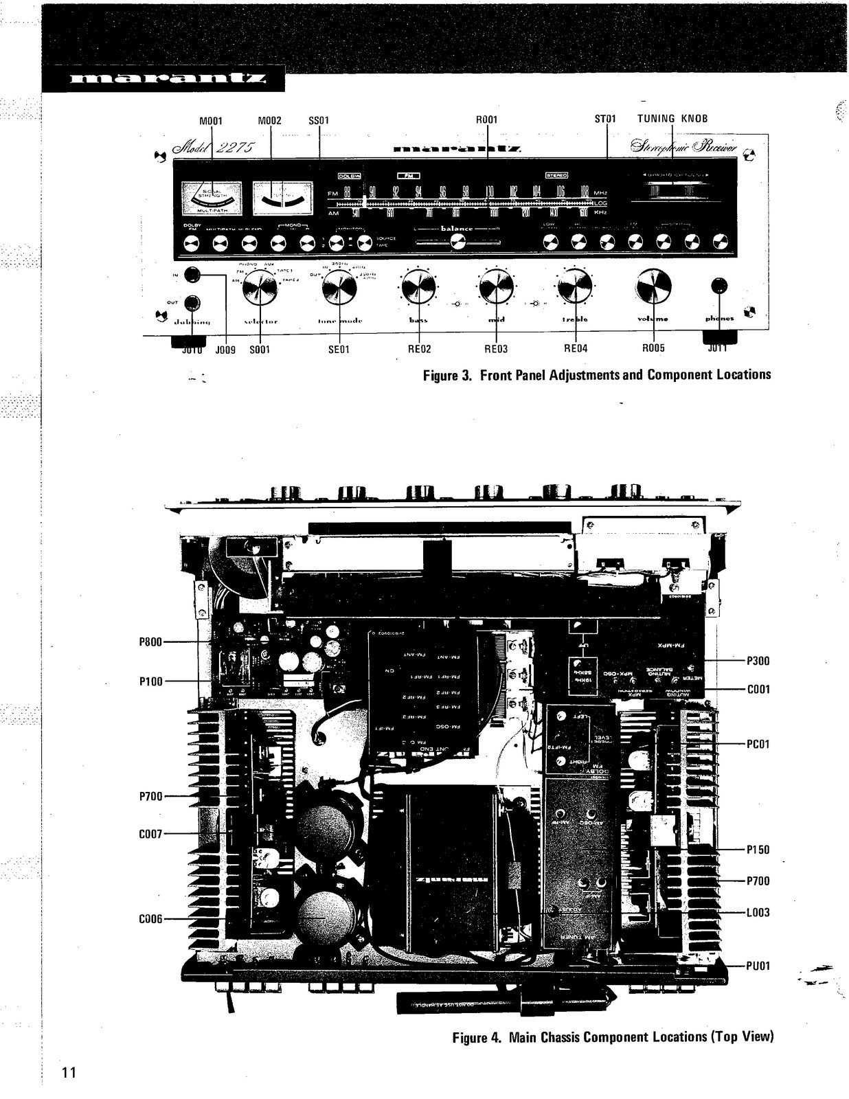 MARANTZ 2275 Receiver Service Manual STEEL BINDING – PROTECTIVE FRONT & BACK