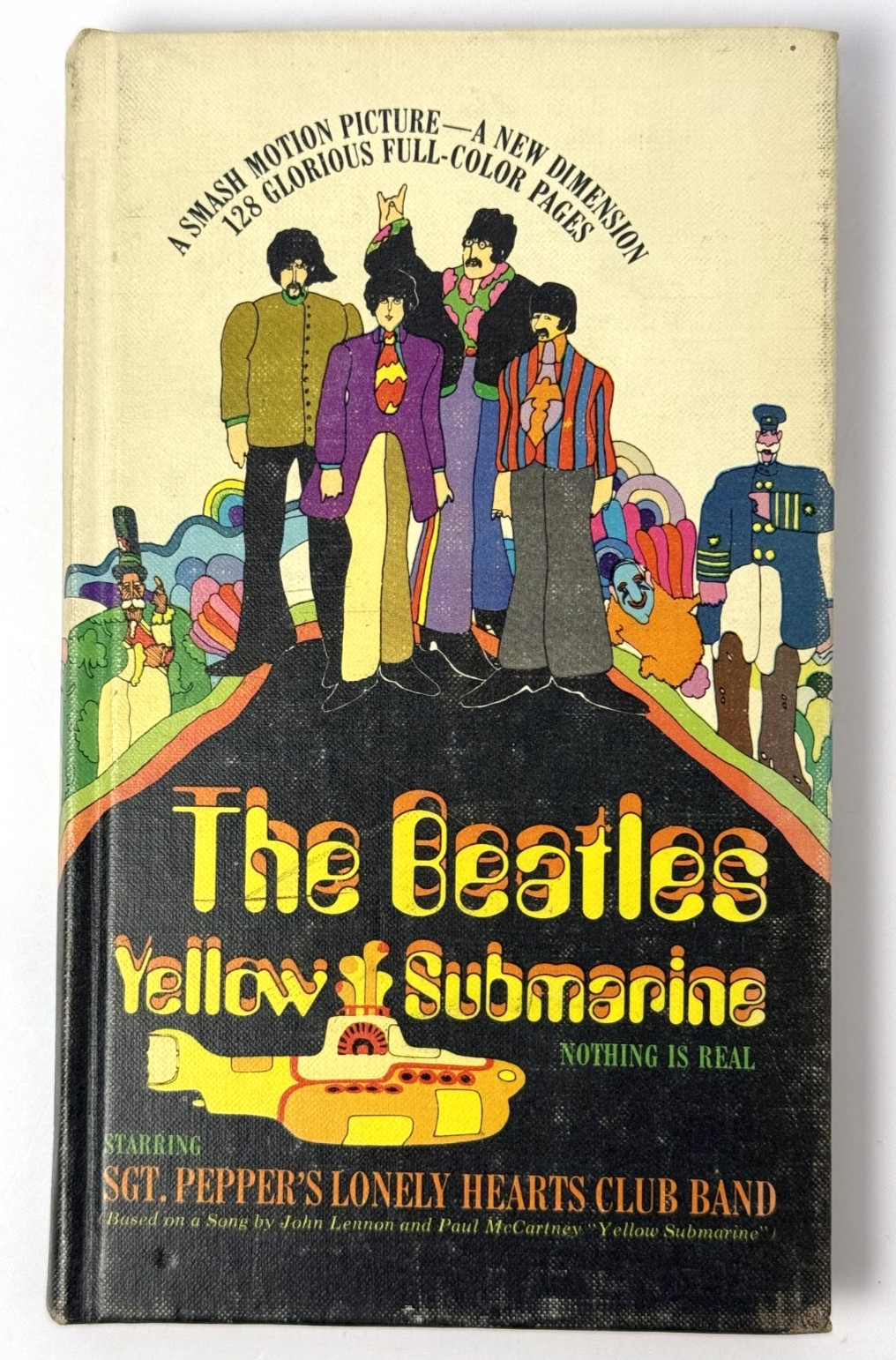 The Beatles Yellow Submarine Hardcover Book 1968 1st Print New American Library