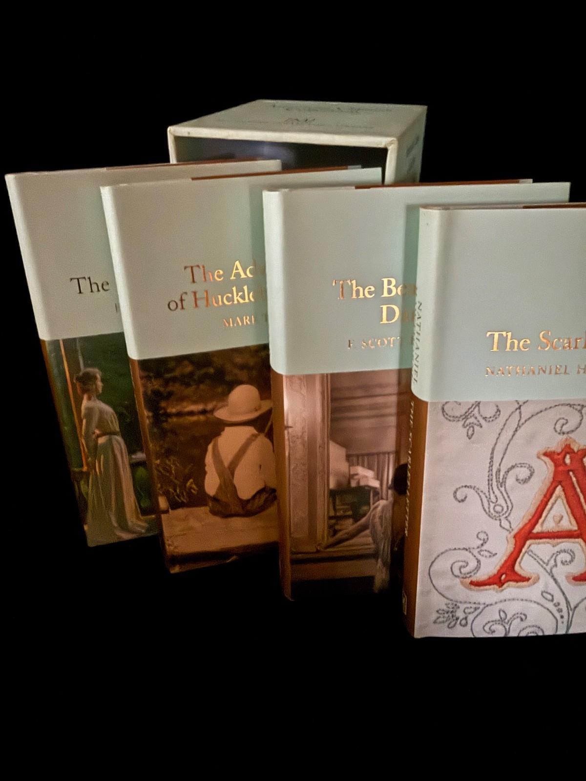 American Classics Collection Hardcover Pocketbooks by Macmillian 4 Gilded Novels