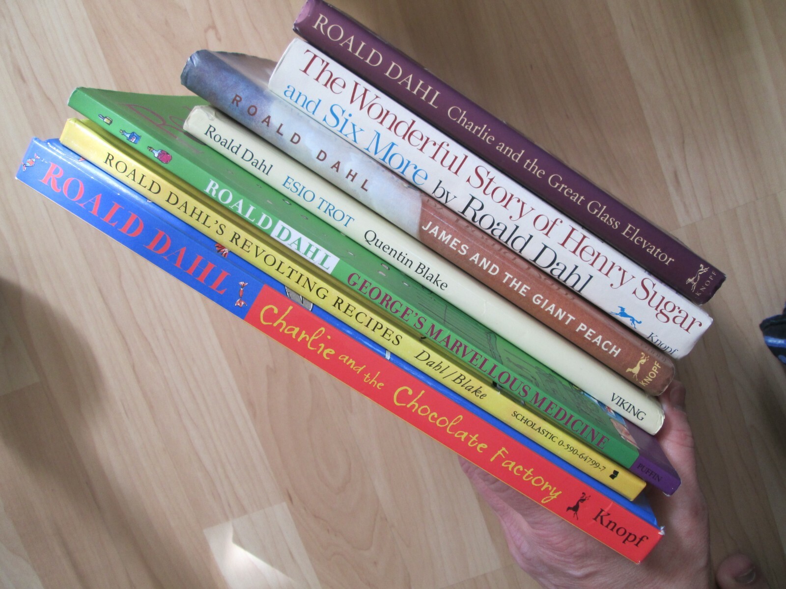 ROALD DAHL LOT 7~Revolting Recipes~Elevator~Henry Sugar~Peach~Esio~Charlie~HCDJs