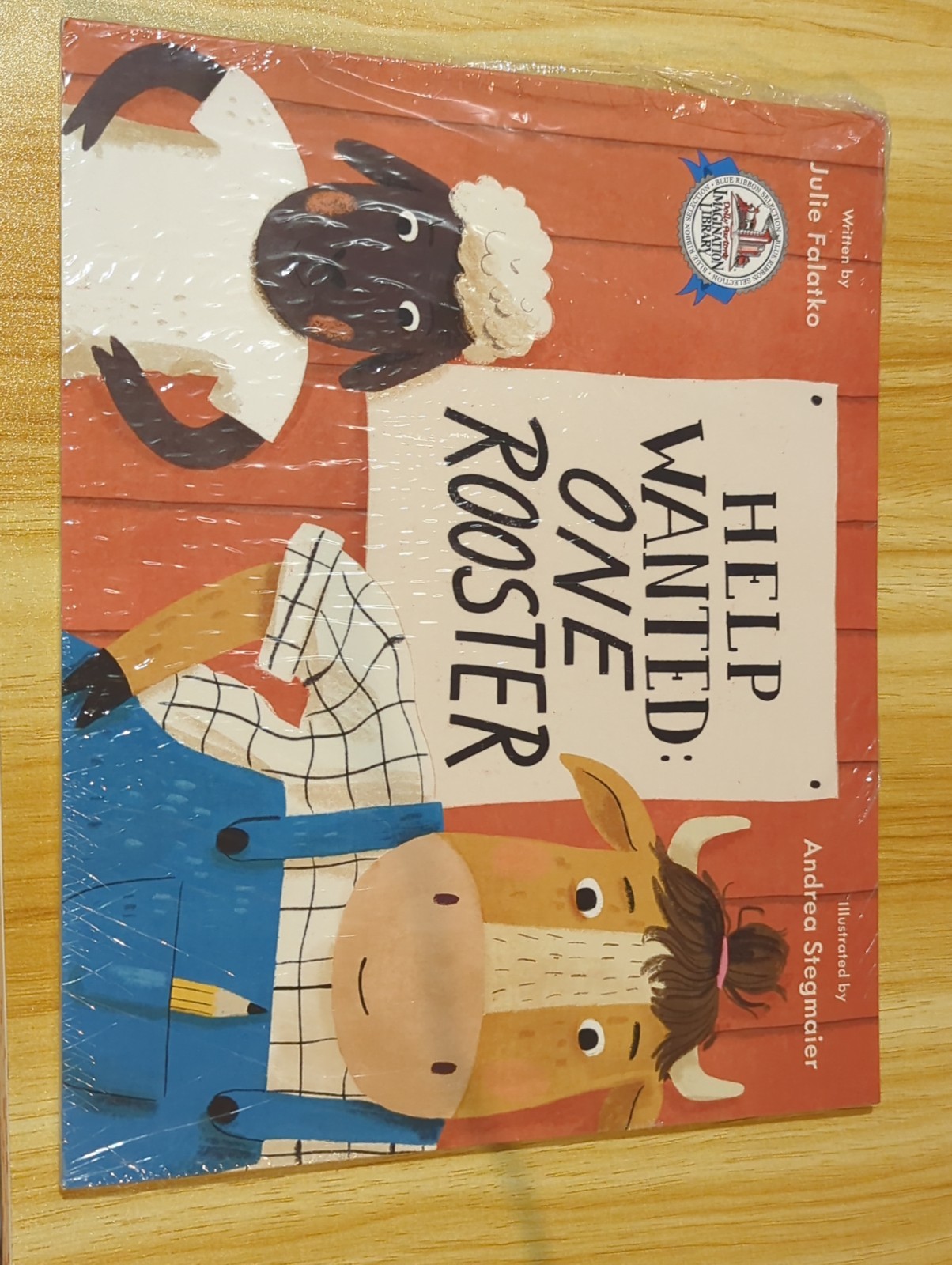 Help Wanted: ONE ROOSTER ~ Dolly Parton’s Imagination Library Softcover Book NEW