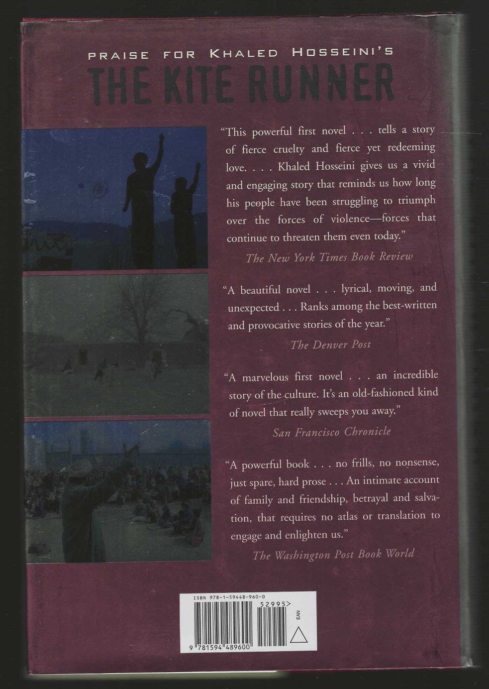 The Kite Runner by Khaled Hosseini Illustrated Edition 1st Printing Hard/DJ VG