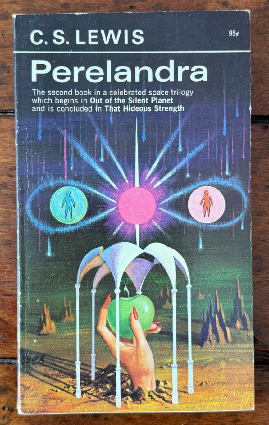 Perelandra by C.S. Lewis 1967 Sixth Printing Macmillian PB Sci-Fi Vintage