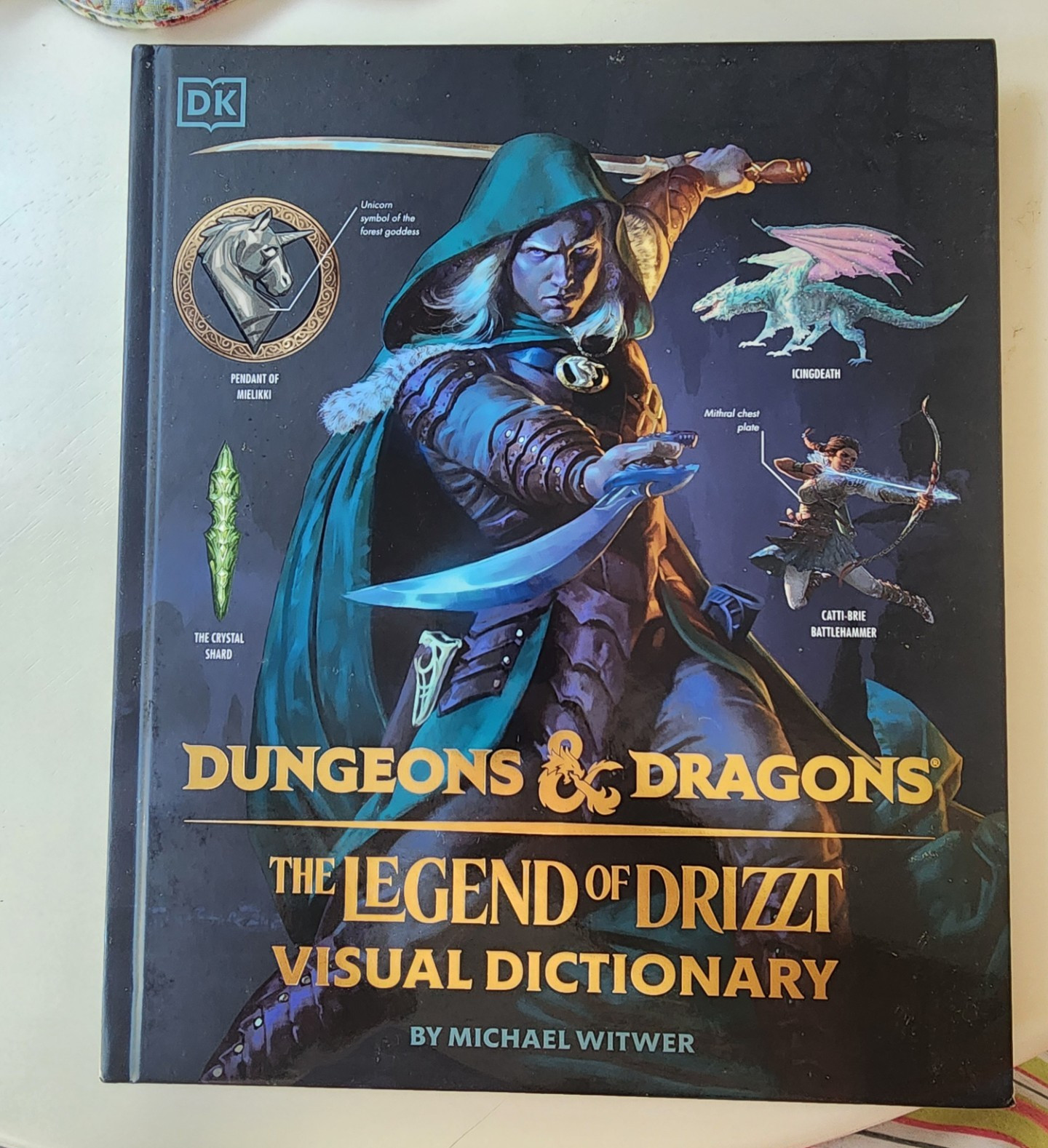 DK Dungeons & Dragons Legend of Drizzt Visual Dictionary Hardcover Witwer