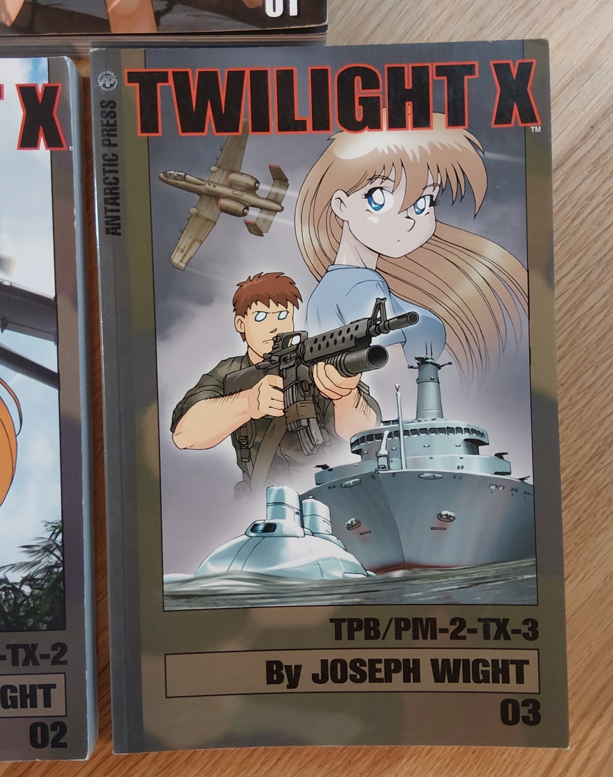 Twilight X Manga Volume TPB/PM-2-TX-1 & 2 Storm Wight Antarctic Press OOP Rare 3