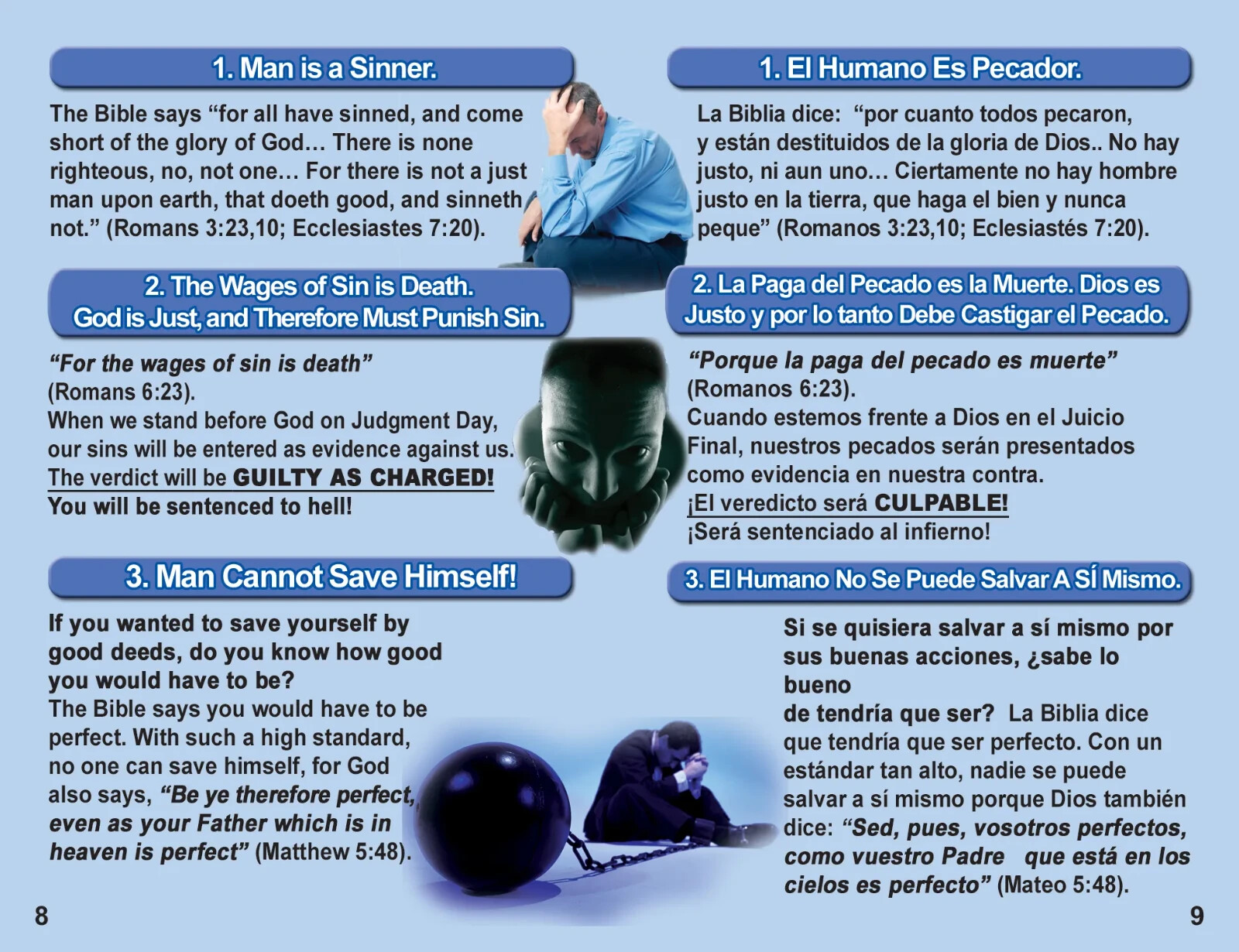 100 Bilingual Gospel Tracts – 4 Different Covers – 20 Pages – “Are You Ready?”