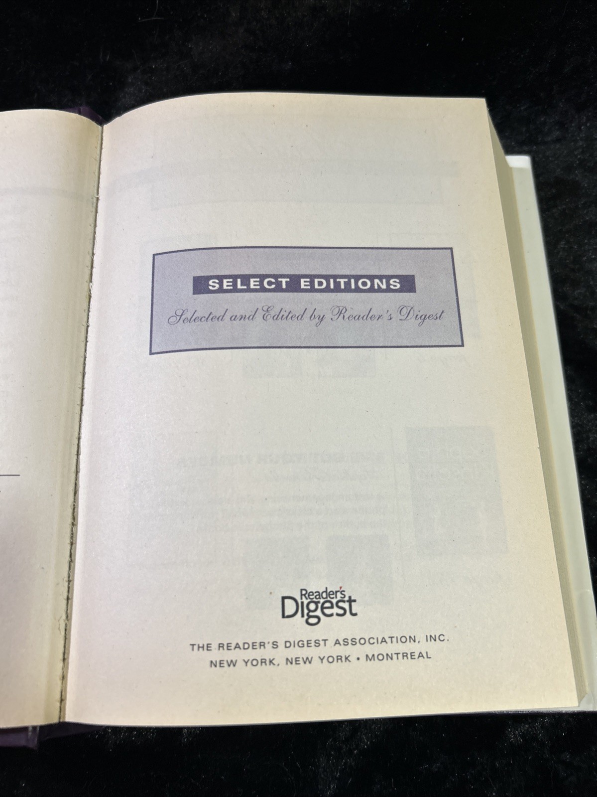 Reader’s Digest Select Editions – Volume 5, 2012 #323 hard cover 1st edition