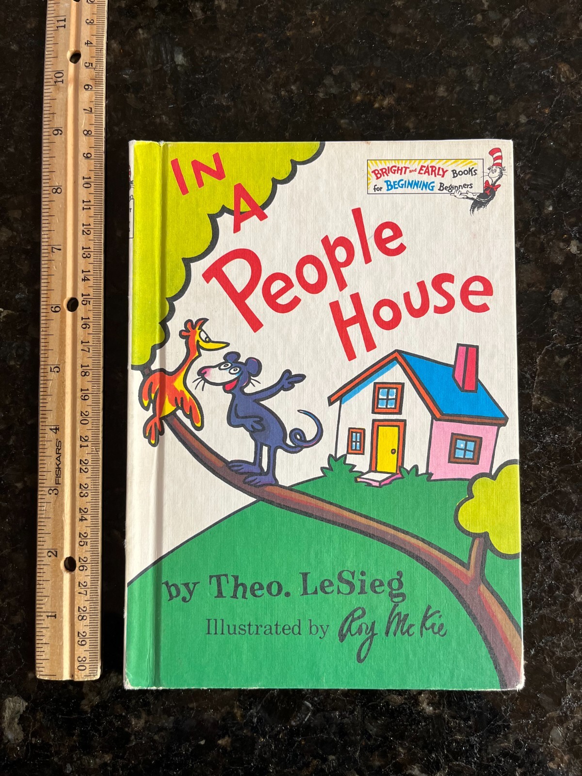 In a people house Dr. Seuss hardcover VINTAGE book 6.25″ x 8.75″ #1