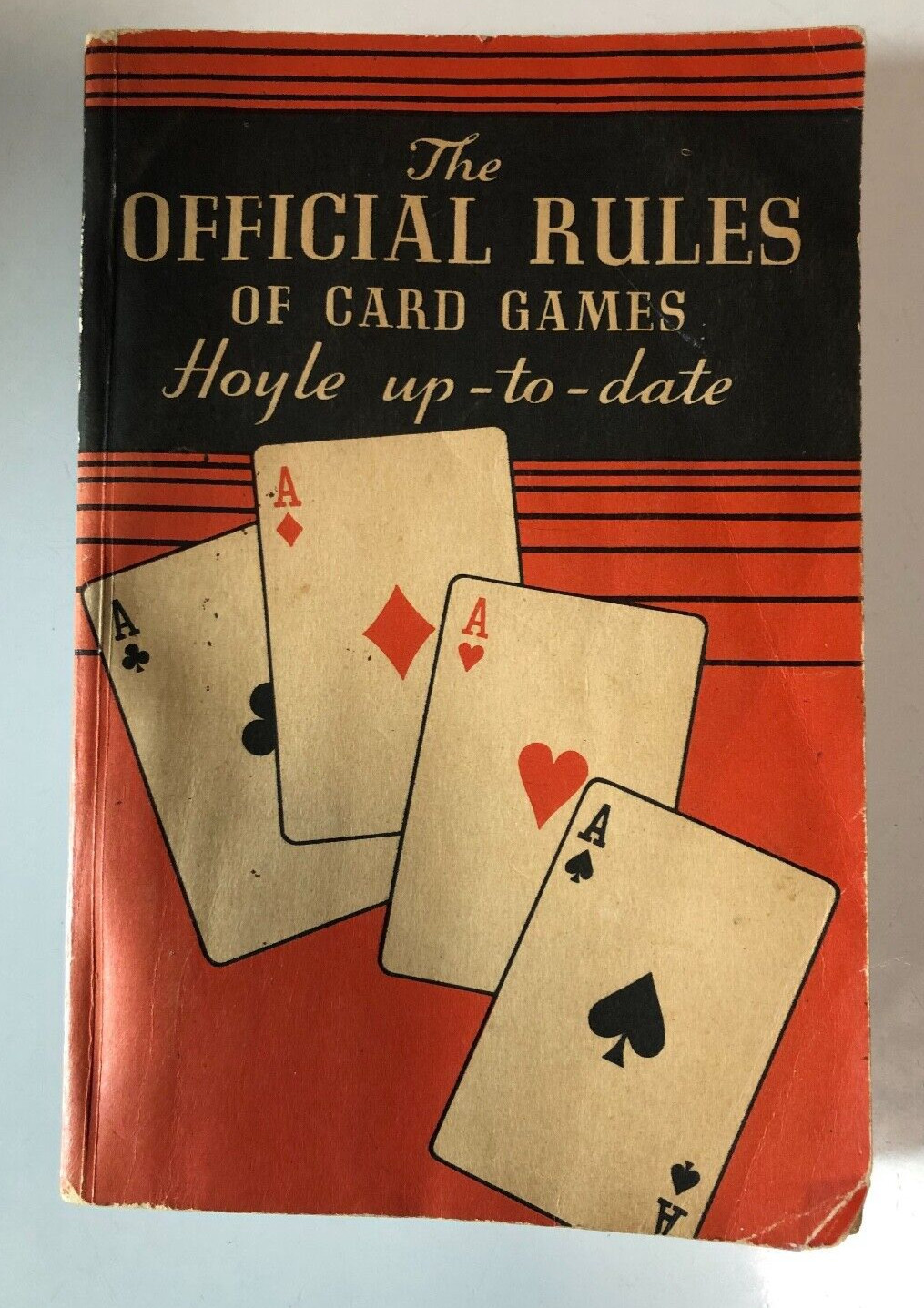 Vintage Official Rules of Card Games Hoyle Up To Date 38th edition 1930’s 40”s